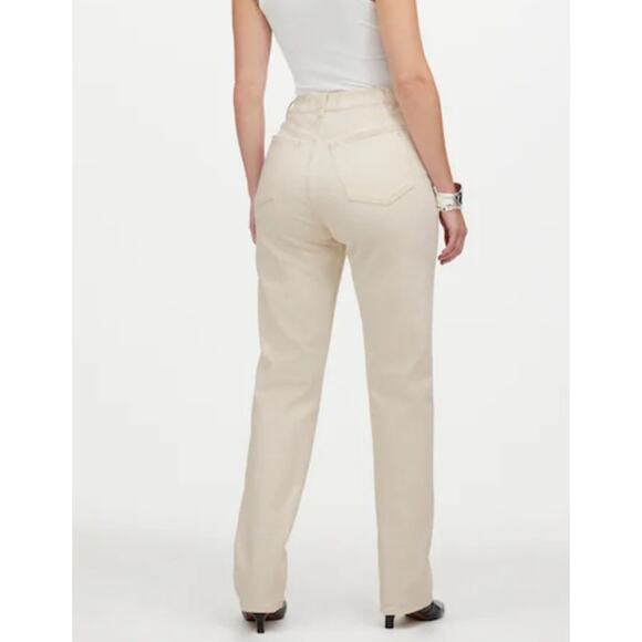 NWT Madewell The Curvy ‘90s Straight Jean Vintage Canvas Cream Size 33 - Picture 4 of 9